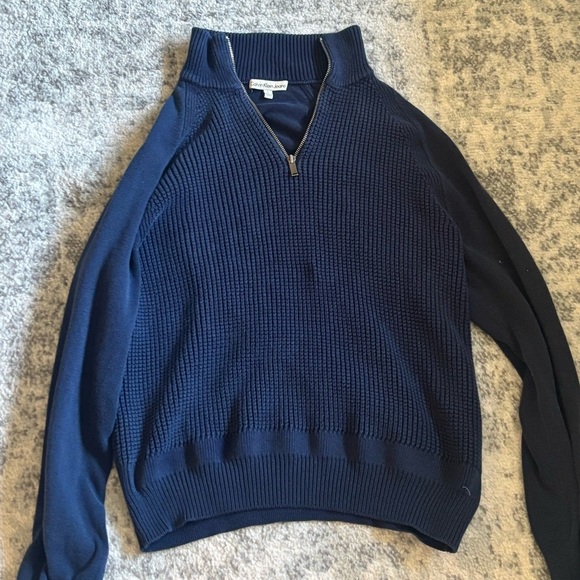 Calvin Klein Jeans Other - Calvin Klein Jeans Men’s Quarter-Zip Pullover Navy Blue Sweater Size: Large